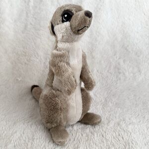 Ikea Sandlopare Meerkat Safari Plush 9” Beige Stuffed Animal Toy Cut Tags